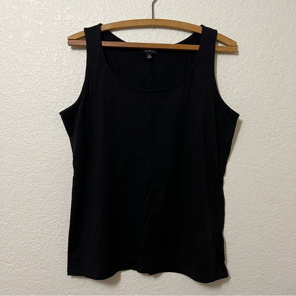 Women's Talbots Black Tank Top Camisole Size Medium